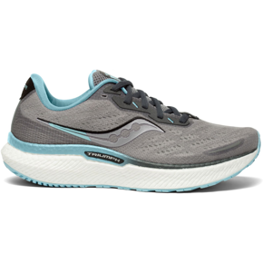 Women's Saucony Triumph 19, Alloy/Powder, 8 B Medium