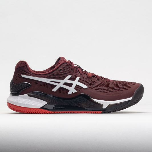 ASICS GEL-Resolution 9 Clay Men's  Antique Red/White